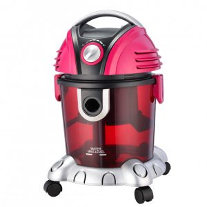 Прахосмукачка с воден филтър OLIVER VOLTZ OV51001O, 1400W, Аксесоари, 15 л, Розов/черен