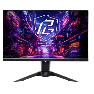Монитор ASROCK Phantom Gaming PG27QFT2A, 27" IPS, QHD (2560x1440) 180Hz, 16:9, 1ms, 1000:1, 400 cd/m²,  AMD FreeSync, Speakers 2x2W, 2xHDMI, DP, Wi-Fi antenna, Black
