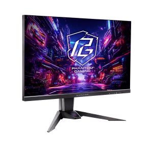 Монитор ASROCK Phantom Gaming PG27QFT2A, 27" IPS, QHD (2560x1440) 180Hz, 16:9, 1ms, 1000:1, 400 cd/m²,  AMD FreeSync, Speakers 2x2W, 2xHDMI, DP, Wi-Fi antenna, Black