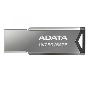 USB памет 64GB ADATA UV250 , USB 2.0, Silver - AUV250-64G-RBK