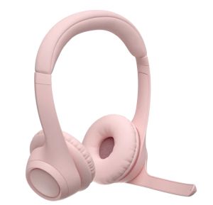 Безжични слушалки LOGITECH Zone 300 (981-001412), Bluetooth 5.3, 30mm, USB-C, Rose