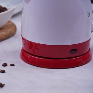 Електрическа кана ROSBERG Premium RP51230F, 1300W, 900 ml, Мерителна скала, Бял/червен