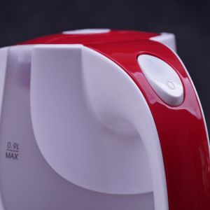 Електрическа кана ROSBERG Premium RP51230F, 1300W, 900 ml, Мерителна скала, Бял/червен