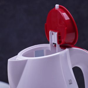 Електрическа кана ROSBERG Premium RP51230F, 1300W, 900 ml, Мерителна скала, Бял/червен