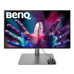 Монитор BENQ PD2725U (9H.LJXLA.TBE), 27" IPS, 4K UHD (3840x2160) 60Hz, 16:9, 5ms, 400cd/m2, 1200:1, Speaker 2x2.5W, KVM, 2xHDMI, DP, 2xThunderbolt 3, USB3.1 Hub, Grey