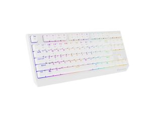 Геймърска клавиатура GENESIS Thor 230 TKL Wireless (NKG-2165), Bluetooth/Wireless, RGB Mechanical Outemu Red, US, White 