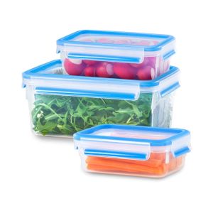 Кутия за съхранение TEFAL K3028912, CLIP & CLOSE 3 pcs /0.55L / 1L / 2.3L /