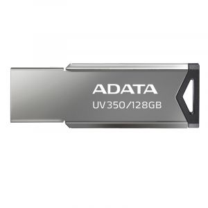 USB памет 128GB ADATA UV350 , USB 3.2 Gen1, Silver - AUV350-128G-RBK