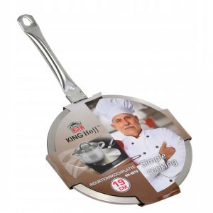 Адаптер за индукционен котлон KINGHOFF KH 1698, 19 см, Универсален, Инокс