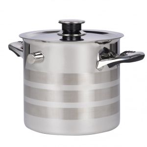 Млековарка ROSBERG R51425B5, 5 литра, Двойни стени, Индукция, Свиреща, Инокс