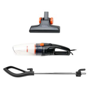 Прахосмукачка вертикална ROSBERG R51001A, 600W, 800 ml, HEPA филтър, Използване като ръчна, Черен