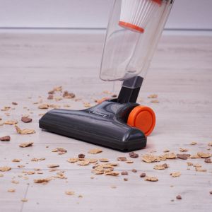 Прахосмукачка вертикална ROSBERG R51001A, 600W, 800 ml, HEPA филтър, Използване като ръчна, Черен