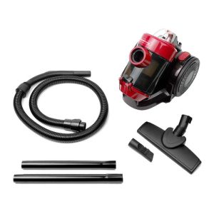 Прахосмукачка без торбичка ROSBERG R51001B, 800W, HEPA, Циклон, 2 литра, Червен/черен