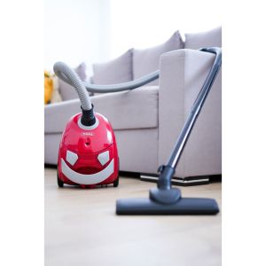 Прахосмукачка с торба ROSBERG R51001J, 700W, 1.5 L, Аксесоари, Червен