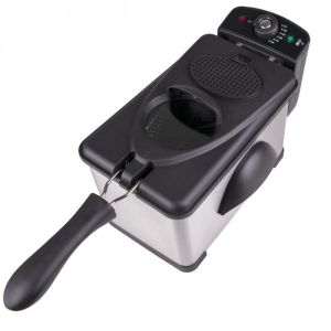 Фритюрник Oliver VOLTZ OV51980H, 2 литра, 2000W, Напълно разглобяем, Филтър, Инокс