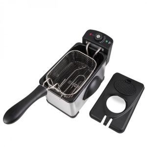 Фритюрник Oliver VOLTZ OV51980H, 2 литра, 2000W, Напълно разглобяем, Филтър, Инокс