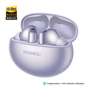 Безжични слушалки HUAWEI FreeBuds 6i Purple
