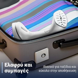 Уред за гладене с пара ROSBERG R51051B 1000W, 200мл, 10-15г/мин, Бял