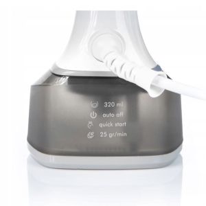 Уред за гладене с пара FIRST AUSTRIA FA-5647-2, 1400W, 320 мл, 2 нива до 25 г/мин, Сухо гладене, Бял/син