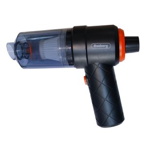 Ръчна прахосмукачка ROSBERG R51001PV, 6 W, 2.8 kPa, 3.7V, 0.1L, Автономия 10 мин, Черен