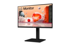 Монитор LG 24BA550-B, 23.8" IPS, FullHD (1920 x 1080) 100Hz, 16:9, 5ms, 250 cd/m², 1300:1, Dynamic Action Sync, Speaker 2x2W, VGA, HDMI, DP, 2xUSB, Black
