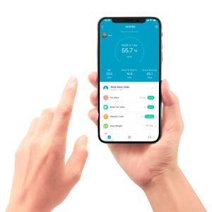 Кантар ADLER AD 8186, SMART Tuya, До 180 кг, LED дисплей, 3 x ААА, Черен