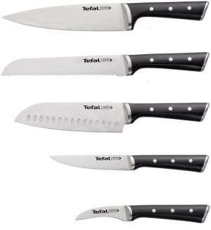 Комплект ножове TEFAL K232S574, BLOCK+5 KNIVES ING ICE HARDENING TEFAL