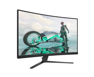 Монитор PHILIPS 32M2C3500L/00 Evnia 3000, 31.5" VA Curved 1500R, QHD (2560x1440) 180Hz, 16:9, 0.5ms, 300cd/m2, 3500:1, Adaptive Sync, 2xHDMI, DP, Black