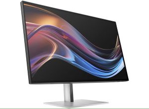 Монитор HP 727pk Series 7 Pro (8J9G2A5#ABB), 27'' IPS, 4K UHD (3840x2160) 60Hz, 16:9, 5ms, 400 cd/m², 2000:1,  HDMI, 2xDP, 2xThunderbolt 4, 5xUSB3.2, RJ-45, Black/Silver