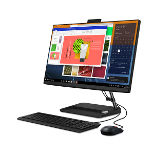 All in One LENOVO IdeaCentre AIO 3 24ALC6, 23.8" FullHD (1920x1080) IPS, AMD Ryzen 7 7730U (2.0GHz up to 4.5GHz, 8 ядра), 16GB DDR4, 512GB SSD M.2, USB Клавиатура + Мишка, noOS, Black - F0G100RBRI 