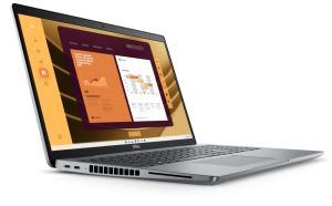 Лаптоп DELL Latitude 5550, 15.6" FullHD (1920x1080) IPS, Intel Core i5-1335U (12MB cache, 3.4GHz up to 4.6GHz, 10 ядра), 8GB DDR5, 512GB SSD M.2, Backlit, Windows 11 Pro, Grey