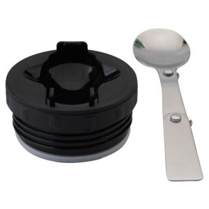 Термос за храна KINGHOFF KH 1458, 0.75 l, Двойни стени, Вакуум, Поддържане на температурата до 12 ч, Инокс