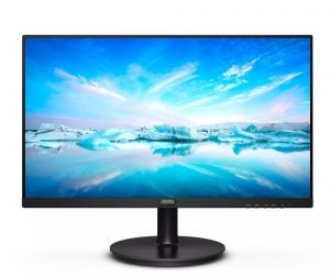 Монитор PHILIPS 221V8/00, 21.5" VA, FullHD (1920x1080) 75Hz, 16:9, 4ms, 250cd/m2, 3000:1, VGA, HDMI, Black