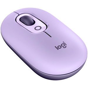 Безжична мишка LOGITECH POP Mouse with emoji (910-007414), Bluetooth, 4000 DPI, Lilac