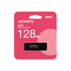 USB памет 128GB ADATA UC310, USB 3.2 Gen1 (USB 5Gbps), Black - UC310-128G-RBK