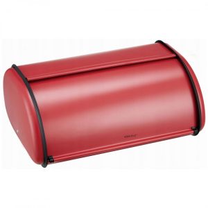 Кутия за хляб KINGHOFF KH 1865, 44 см, Лека и здрава конструкция, Стомана, Червен