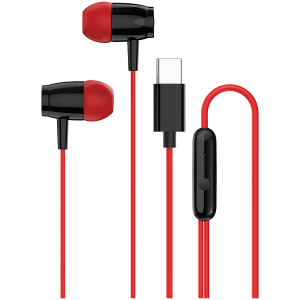 Слушалки CANYON SEP-5 (CNS-CEP5R), Wired, USB Type-C, Red