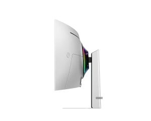 Монитор SAMSUNG Odyssey OLED G9 G93SD (LS49DG934SUXEN), 49" OLED Curved 1800R, DQHD (5120x1440) 240Hz, 32:9, 0.03ms, 250 cd/m2, 1M:1, AMD FreeSync Premium Pro, Display Port, HDMI, Micro HDMI, USB Hub, Silver