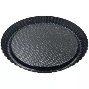 Форма за тарталети Klausberg KB 7836, 28 см, Стомана, Незалепващо покритие, Черен