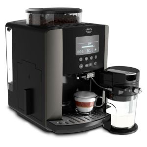 Кафеавтомат KRUPS Arabica Latte EA819E10, 1450W, Капучино система, Black