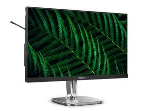 Монитор PHILIPS 24B2G5200/00 Series 5000, 23.8" IPS, FullHD (1920x1080) 100Hz, 16:9, 4ms, 300cd/m2, 1500:1, Adaptive Sync, Speaker 2x3W, VGA, HDMI, DP, USB hub, Black