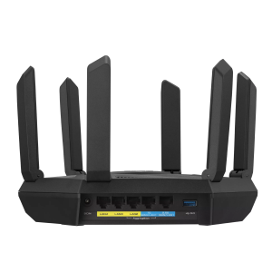 Рутер ASUS RT-AXE7800, AXE7800 Tri-band WiFi 6E (802.11ax) Router, New 6GHz Band, 2.5G Port - 90IG07B0-MU9B00