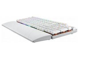 Безжична клавиатура ASUS ROG Strix Scope II 96 Wireless (90MP037A-BKUA30), Tri-Mode Connection, ROG NX Snow Mechanical Switches, RGB-White
