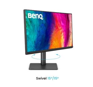 Монитор BENQ PD2706QN (9H.LNDLA.TBE), 27" IPS, QHD (2560x1440) 100Hz, 16:9, 5ms, 400cd/m2, 1000:1, Speaker 2x3W, HDMI, DP, USB-C, USB Hub, Black