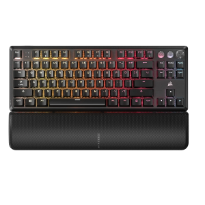 Геймърска клавиатура CORSAIR K70 PRO TKL (CH-911911G-NA), Wired, Mechanical MGX Hyperdrive switches, USB, Black