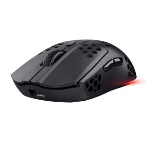 Безжична геймърска мишка TRUST GXT929 Helox, Ultra- Lightweight Wireless, 4800DPI, USB, Black