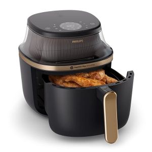 Фритюрник без мазнина PHILIPS NA322/00 Airfryer Series 3000, 1400W, 4.2l, 16 функции за готвене в 1, Прозорец за готвене, RapidAir Plus, Сензорен дисплей, Black