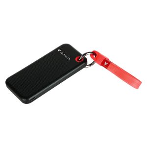 Външно SSD 1TB VERBATIM Pocket SSD, USB Type-C 3.2 Gen 2, Black/Red