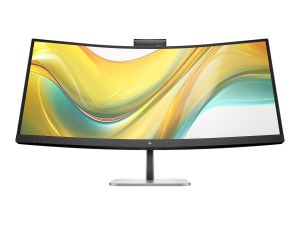 Монитор HP Series 5 Pro - 534pm (9E0Z2UT#ABB), 34" VA Curved 1500R, WQHD (3440 x 1440) 100Hz, 21:9, 5ms, 400cd/m2, 4000:1, Cam 5MP, Mic, Speaker 4x3W, HDMI, DP, USB-C, RJ-45, Jet black