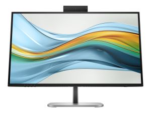Монитор HP Series 5 Pro - 527pm (9E0Y9UT#ABB), 27" IPS, QHD (2560x1440) 100Hz, 16:9, 5ms, 350cd/m2, 1500:1, Cam 5MP, Mic. Speaker 4x3W, HDMI, 2xDP, USB-C, RJ-45, Jet black